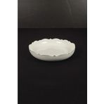 Roy King Wave Beyaz Altın Yuvarlak Sunum Tabak 25cm