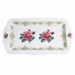 ROY KIRKHAM Vintage Rose Porselen Sandviç Tepsisi Fine Bone China İngiltere