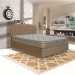 Royal 100x200 cm Lüks Bedding Şehrazat Tavşan Tüyü Kumaş Pakey Yaylı Yatak