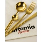 Royal 84 Parça Sofra Seti | 12 Kişilik Gold Kaplama | Premium Kutulu Çatal Kaşık Bıçak Takımı