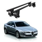 Royal Alfa Romeo 159 (2005-2013) Uyumlu Siyah Kilitli Ara Atkı Port Bagaj Tavan Barı