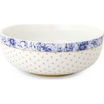 Royal Altın Puantiyeli Beyaz 15 cm Kase