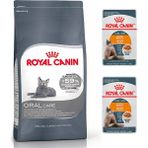 Royal Canin 1.5 kg Oral Care Yetişkin Kedi Maması + 50x50 cm Cado Pet Kedi Yatağı