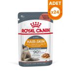 Royal Canin Care Hair Skin Tüy ve Deri Sağlığı İçin Pouch 24x85 gr Konserve Kedi Maması