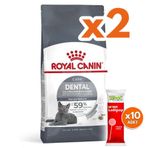 Royal Canin Dental Care Diş Sağlığı Kedi Maması 1,5 Kg x 2 Adet + 10 Adet Wooc Lolipop Ödül