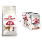 Royal Canin Fit 32 Kuru Kedi Maması 15 Kg +12 Adet Royal Canin Instinctive Gravy Yaş Kedi Maması 85 gr 3182550702256-8151