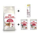 Royal Canin Fit 32 Kuru Kedi Maması 4 Kg + 2 Adet RC Yaş Mama 85 gr + 20 gr GimCat Malt 3182550702225-01495