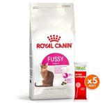 Royal Canin Fussy Exigent Seçici Kedi Maması 4 Kg + 5 Adet Wooc Lolipop Ödül