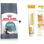 Royal Canin Hairball Care 2 kg Kedi Maması + Gimcat 100 gr Multivitamin