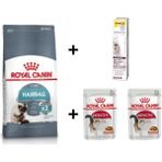 Royal Canin Hairball Care 2 kg Kedi Maması + Rc 2x85 gr Yaş Mama + Gimcat 20 gr Malt