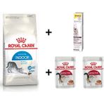 Royal Canin Indoor 27 2 kg Kuru Kedi Maması + Rc 2x85 gr Yaş Mama + Gimcat 20 gr Malt