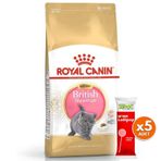 Royal Canin Kitten British Shorthair Yavru Irk Kedi Maması 2 Kg + 5 Adet Wooc Lolipop Ödül