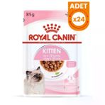 Royal Canin Kitten Gravy Pouch Yavru Konserve Kedi Maması - 85 Gr 24 Adet