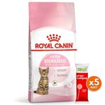 Royal Canin Kitten Sterilised Kısırlaştırılmış Yavru Kedi Maması 2 Kg + 5 Adet Wooc Lolipop Ödül