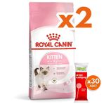 Royal Canin Kitten Yavru Kedi Maması 10 Kg x 2 Adet + 30 Adet Wooc Lolipop Ödül
