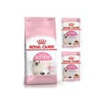 Royal Canin Kitten Yavru Kedi Maması 2 Kg + Kitten Yaş Maması 2 Adet (Original)