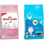 Royal Canin Kitten Yavru Kedi Maması 2 kg ve Vancat Marsilya Sabunlu Bentonit Kedi Kumu 10 lt