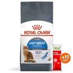Royal Canin Light Weight Düşük Kalorili Kedi Maması 8 Kg + 15 Adet Wooc Lolipop Ödül