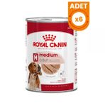 Royal Canin Loaf Mousse Orta Irk Ezme Yetişkin Konserve Köpek Maması - 410 Gr 6 Adet
