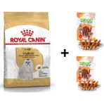 Royal Canin Maltese Bichon 1.5 kg Yetişkin Köpek Maması + 2x80 gr Wooc Ödül