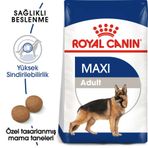 Royal Canin Maxi Adult Büyük Irk Köpek Maması 15 Kg + Temizlik Mendili