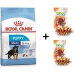 Royal Canin Maxi Puppy 15 kg Köpek Maması + 2x80 gr Wooc Ödül