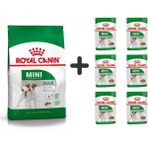 Royal Canin Mini Adult 4 kg Köpek Maması + 6 Adet Yaş Mama