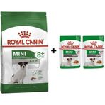 Royal Canin Mini Adult +8 Yaş 2 kg Yaşlı Köpek Maması + 2 Adet Hediye Yaş Mama