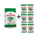 Royal Canin Mini Adult +8 Yaş 2 kg Yaşlı Köpek Maması + 6 Adet Yaş Mama