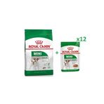 Royal Canin Mini Adult Küçük Irk Köpek Maması 4 Kg+Mını Adult Pouch 85 Gr X12 Adet