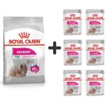 Royal Canin Mini Exigent 3 kg Köpek Maması + 6 Adet Yaş Mama