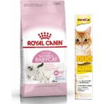 Royal Canin Mother Babycat 2 kg Anne ve Yavru Kedi Kuru Maması + Gimcat 50 gr Duo Paste Peynirli Multi Vitamin