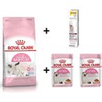 Royal Canin Mother Babycat 4 kg Yavru Kuru Kedi Maması + Rc 2x85 gr Yaş Mama + Gimcat 20 gr Malt