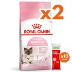 Royal Canin Mother & Babycat Yavru Kedi Maması 4 Kg x 2 Adet + 10 Adet Wooc Lolipop Ödül