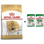Royal Canin Pug Irkı 1.5 kg Özel Köpek Maması + 2 Adet Hediye Yaş Mama