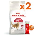 Royal Canin Regular Fit Yetişkin Kedi Maması 15 Kg x 2 Adet + 30 Adet Wooc Lolipop Ödül