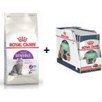 Royal Canin Sensible 33 15 kg Kuru Kedi Maması + 12x85 gr Digest Sensitive Konserve Kedi Maması