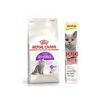 Royal Canin Sensible 33 Sindirim Hassasiyeti Kedi Kuru Mama 2 Kg + Gimcat Duo Paste Tavuklu Anti-Hairball Malt