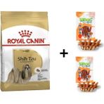 Royal Canin Shih Tzu 1.5 kg Yetişkin Köpek Maması + 2x80 gr Wooc Ödül