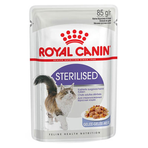 Royal Canin Sterilised 37 4 kg Kedi Kuru Maması ve Sterilised Jelly Kısır Kedi Pouch 85 gr 12 Adet Yaş Mama