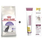Royal Canin Sterilised 4 kg Kısırlaştırılmış Kedi Maması + Gimcat 100 gr Malt