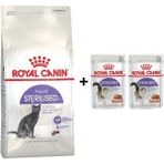 Royal Canin Sterilised Kısırlaştırılmış 4 kg Kedi Maması + 2 Adet Yaş Mama Hediye