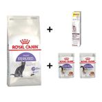 Royal Canin Sterilised Kısırlaştırılmış Kedi Maması 4 Kg + 2 Adet RC Yaş Mama 85 gr + 20 gr GimCat Malt 3182550737616-01495