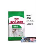 Royal Canin Wolf Hediyeli Mini Adult Küçük Irk Yetişkin Köpek Maması 4 Kg