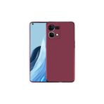 Royal Case Oppo Reno 7 4g Kılıf Esnek Yapılı Ince Slim Silikon Kapak Ryc/premier - Bordo