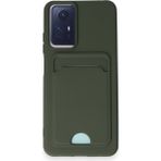 Royal Case Redmi Note 12S Kılıf Kart Hazneli Silikon Kapak Ryc/kelvin - Koyu Yeşil