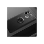 Royal Case Xiaomi Mi 8 Se Kılıf Yüzüğü Stant ve Araç Tutucu Olabilen Şık Esnek Premium Silikon Kapak Ryc/ravel - Siyah