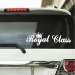 Royal Class Yazılı Araba Yazısı Araç Stickeri