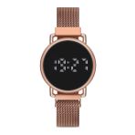 Royal Club de Polo Barcelona Dijital Hasır Rose Gold Kadın Kol Saati