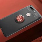 Royal Cover Huawei Y7 2018 Kılıf Yüzüklü Şık Premium Silikon Kapak Rcv/Ravel